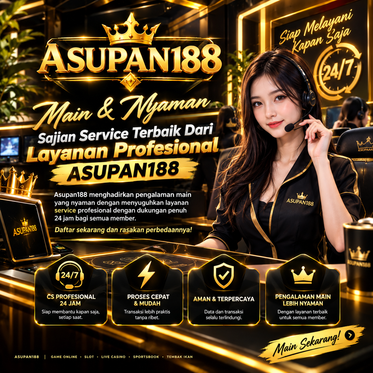 Asupan188 | Main & Nyaman Sajian Service Terbaik Dari Layanan Profesional Asupan188
